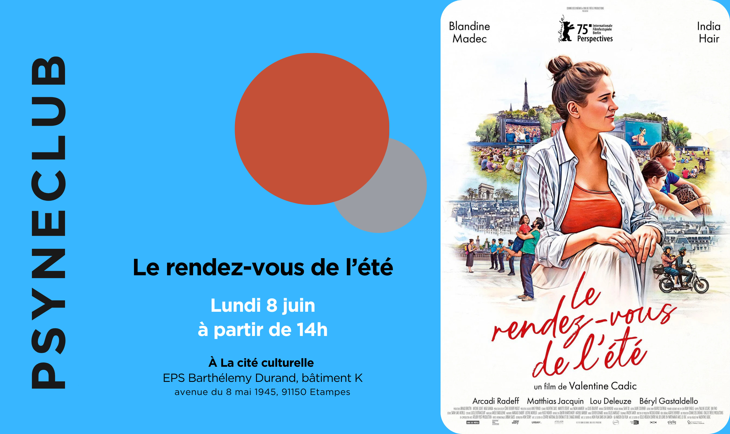 You are currently viewing Psynéclub – Le rendez-vous de l’été